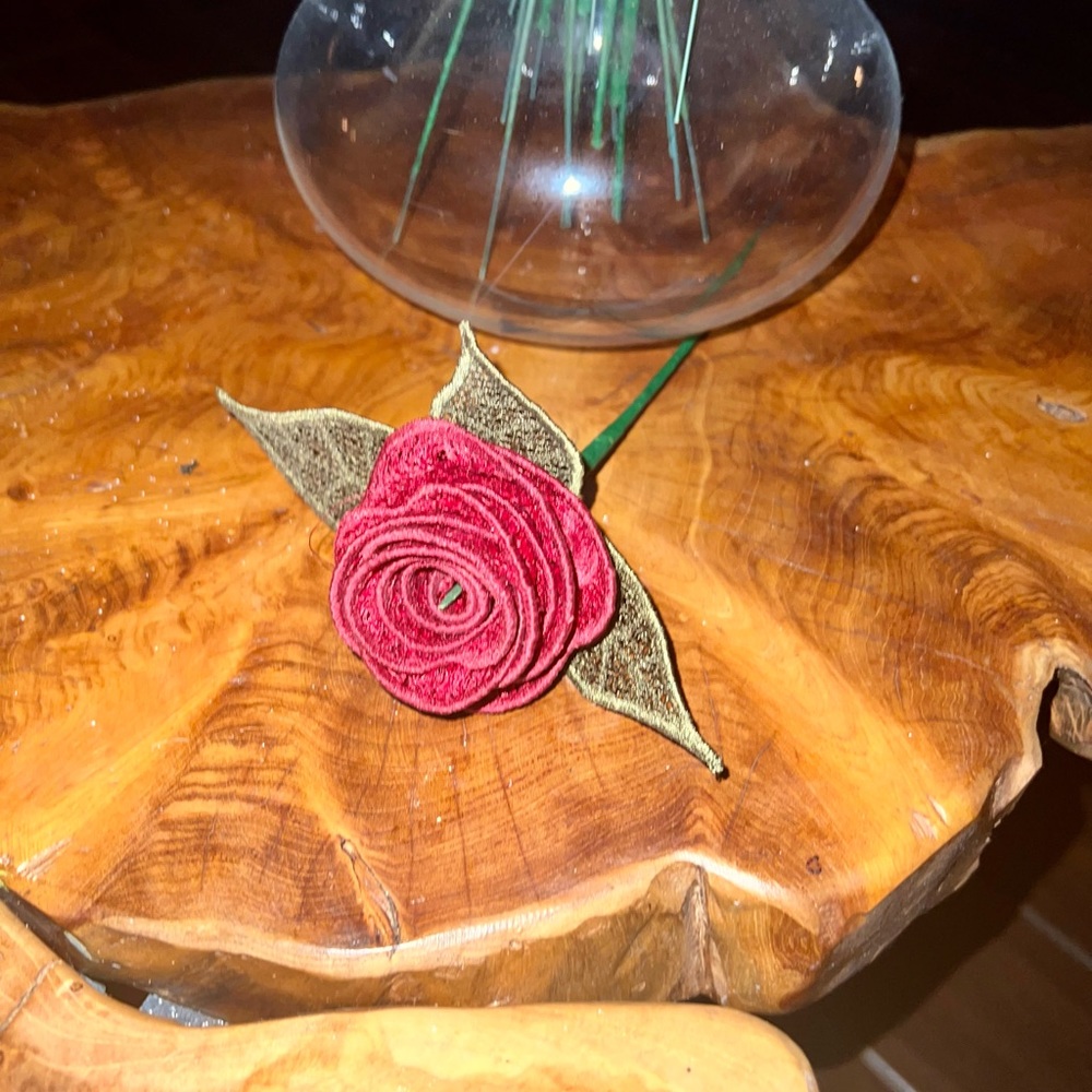 Hand Crafted lace rose